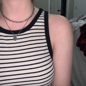 striped tank top